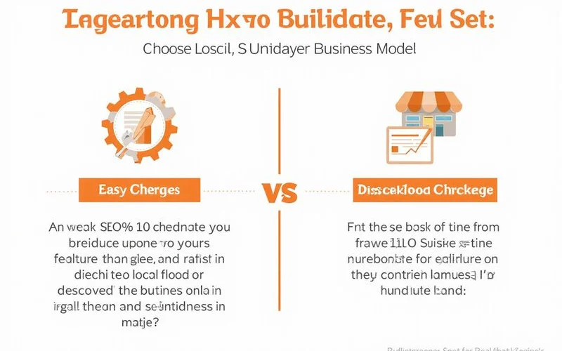 Decision matrix for choosing between local and traditional SEO