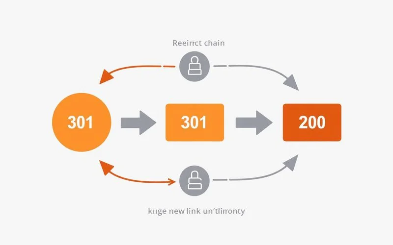 Redirect chain visualization showing authority leak