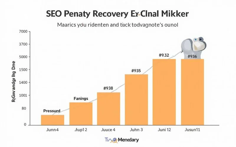 SEO penalty recovery timeline showing 6 to 18 month process