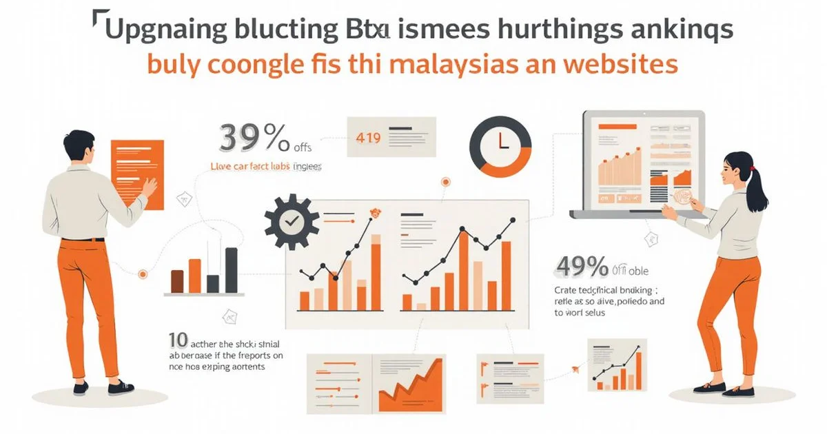 Diagnostic checklist showing common technical SEO issues