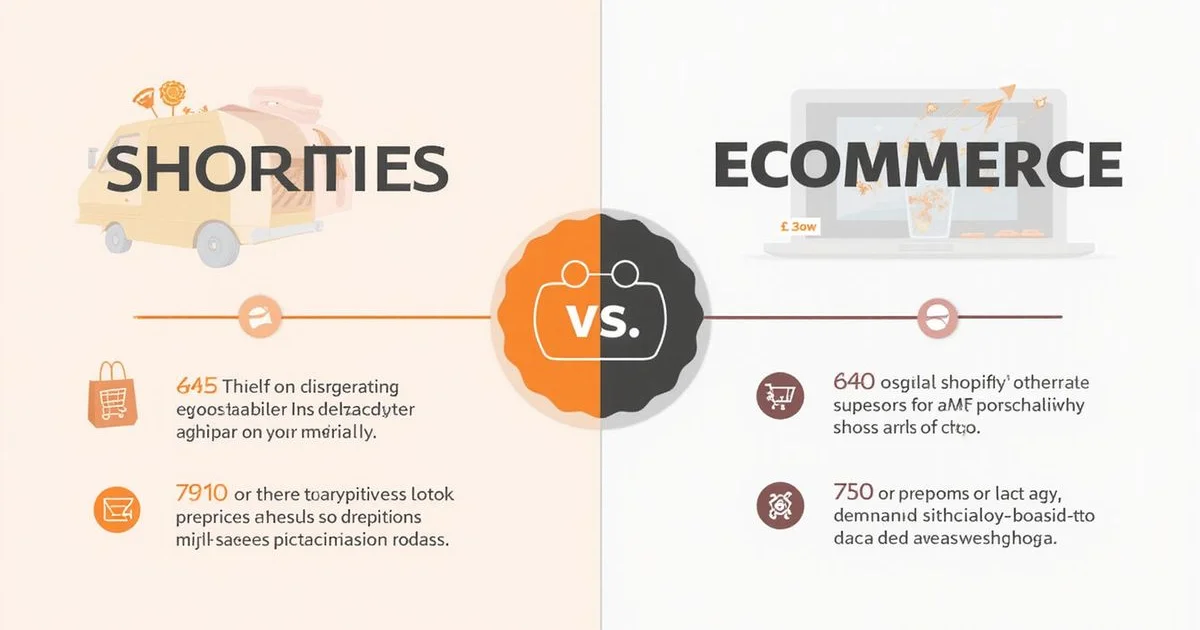 Side-by-side comparison of Shopify and WooCommerce for SEO