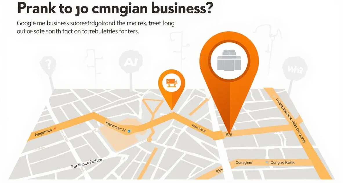 Illustration of the Google Map Pack showing the three local business listings